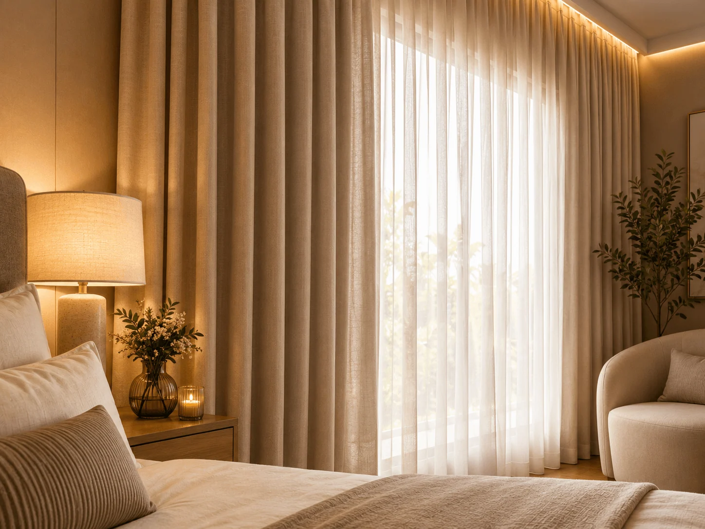 Cortina para Quarto - variação