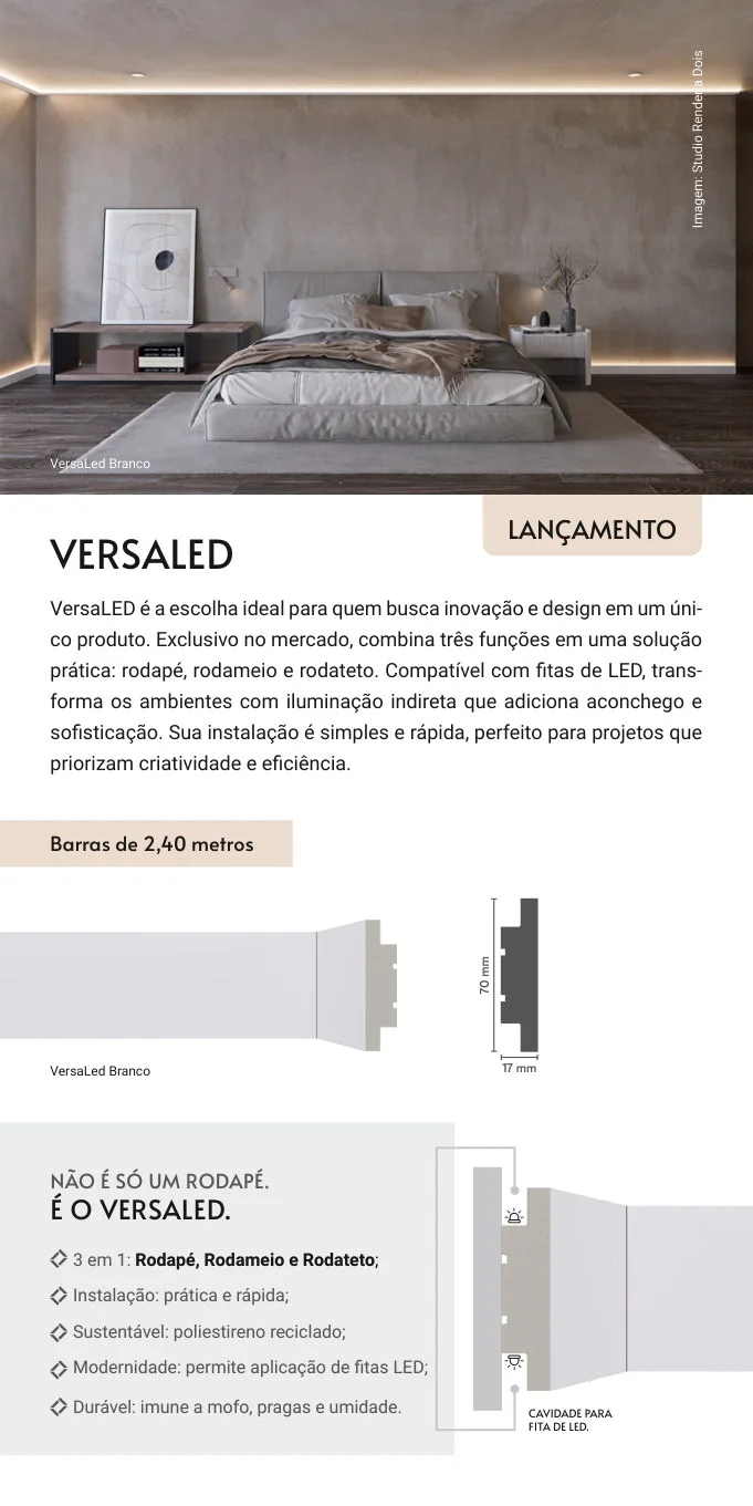 Linha SantaLuzia® | Rodapés, Rodatetos, Guarnições, Painéis e Mais miniatura 3