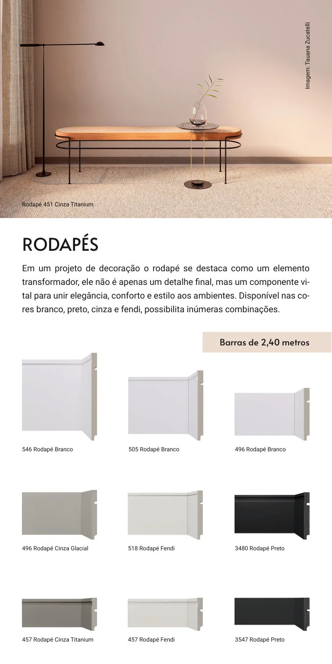 Linha SantaLuzia® | Rodapés, Rodatetos, Guarnições, Painéis e Mais miniatura 4