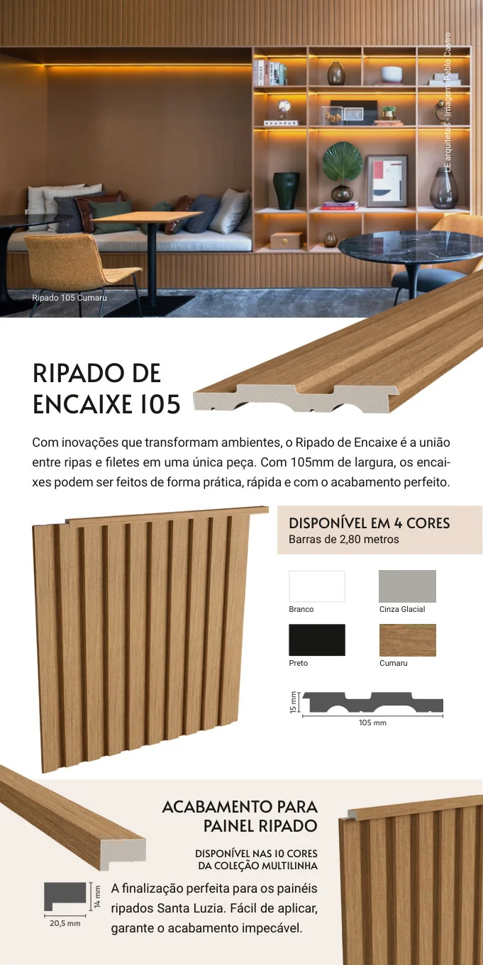 Linha SantaLuzia® | Rodapés, Rodatetos, Guarnições, Painéis e Mais miniatura 17